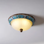Flower Motif Resin Ceiling Light