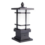 Black Vintage Solar Fence Post Lights Li002155
