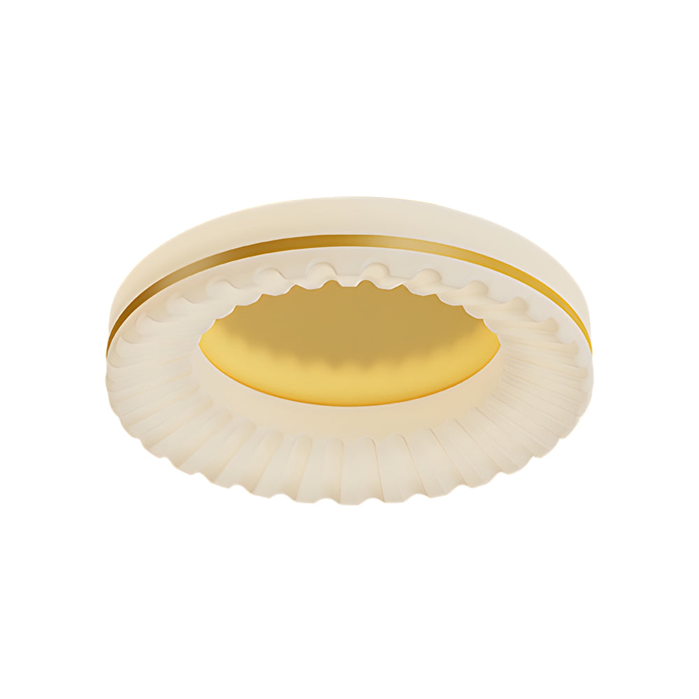 Simple Round Acrylic Three Step Dimming Led Modern Ceiling Light Fixture