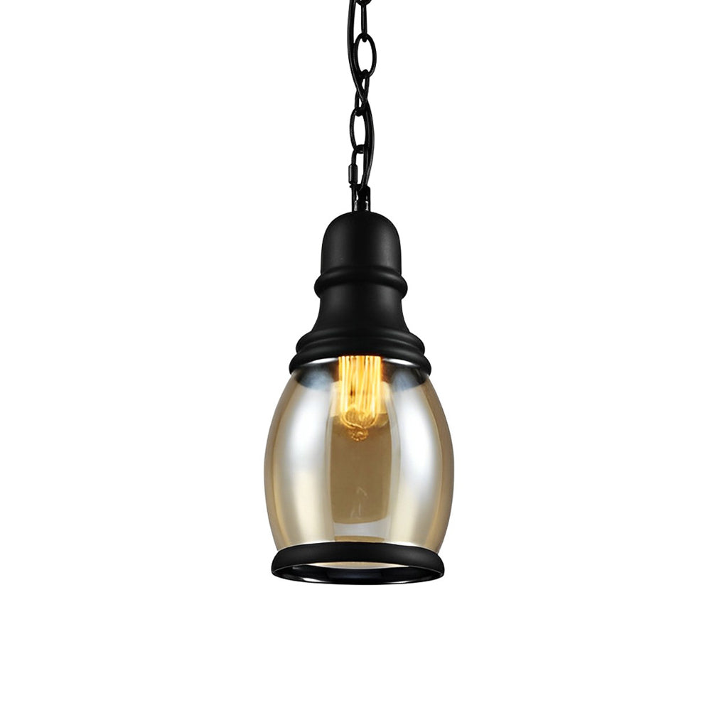 Retro Bottle Industrial Pendant Light Ha098704