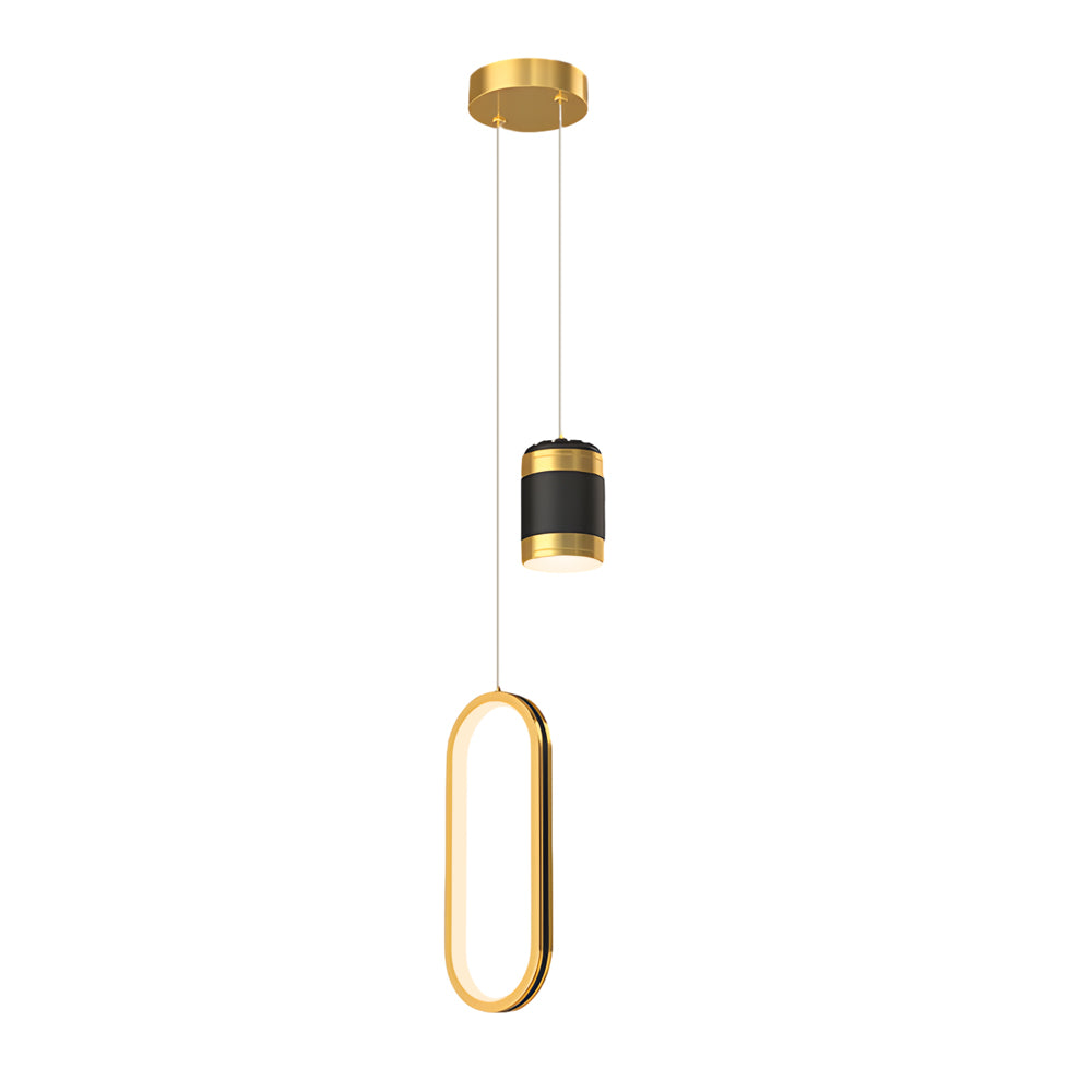 Creative Starry Projection Ring 3 Step Dimming Modern Led Pendant Lights