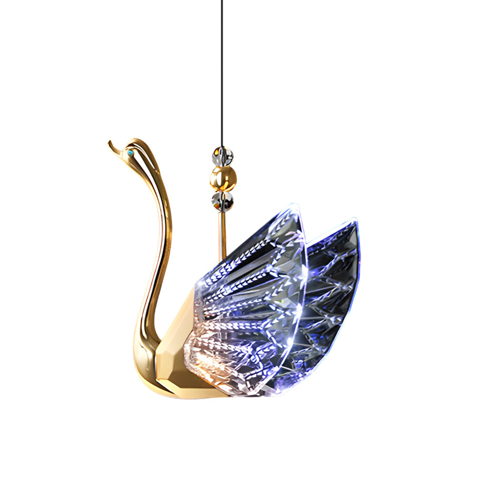 Zinc Alloy Acrylic Swan Creative Led Modern Minimalist Pendant Lights