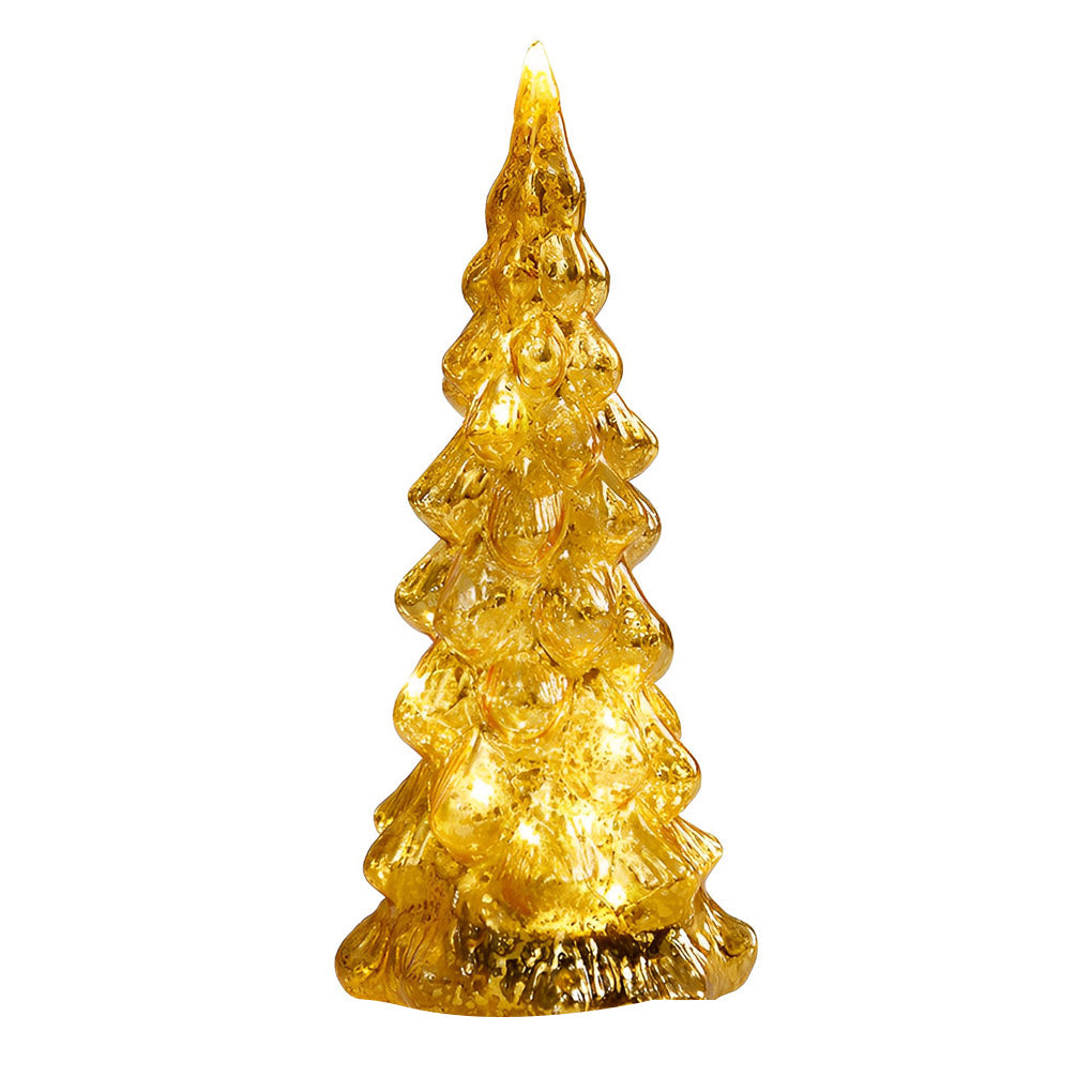 Tower Glass Table Lamp with LED Warm Glow for Modern Interiors