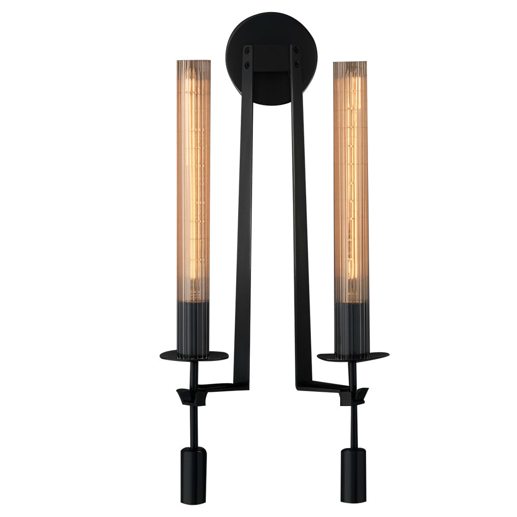 Crystal Lampshade Plug In Wall Light