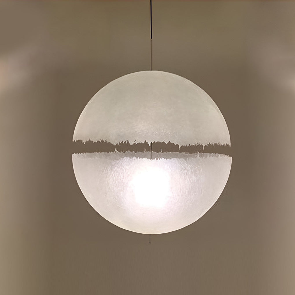 Moon Shaped Led White Pendant Light Li002036