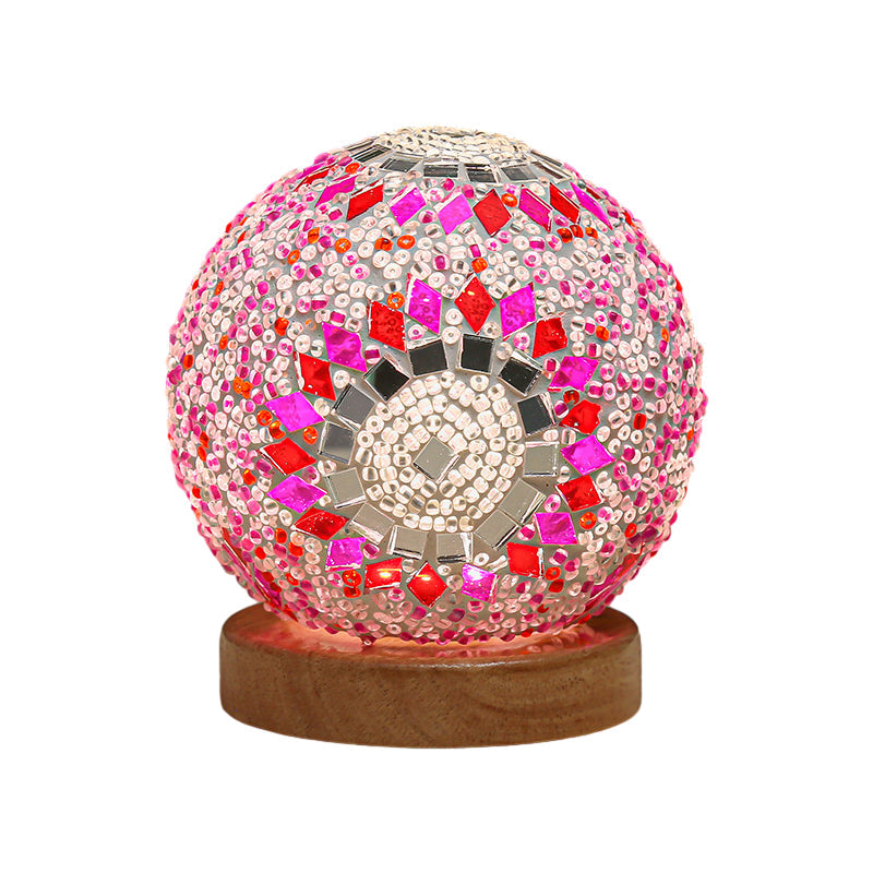 Stained Glass Table Lamp Mosaic Led Lamp