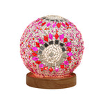 Stained Glass Table Lamp Mosaic Led Lamp