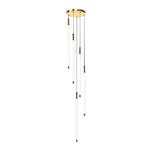Spiral Duplex Staircase Chandelier Ha085056