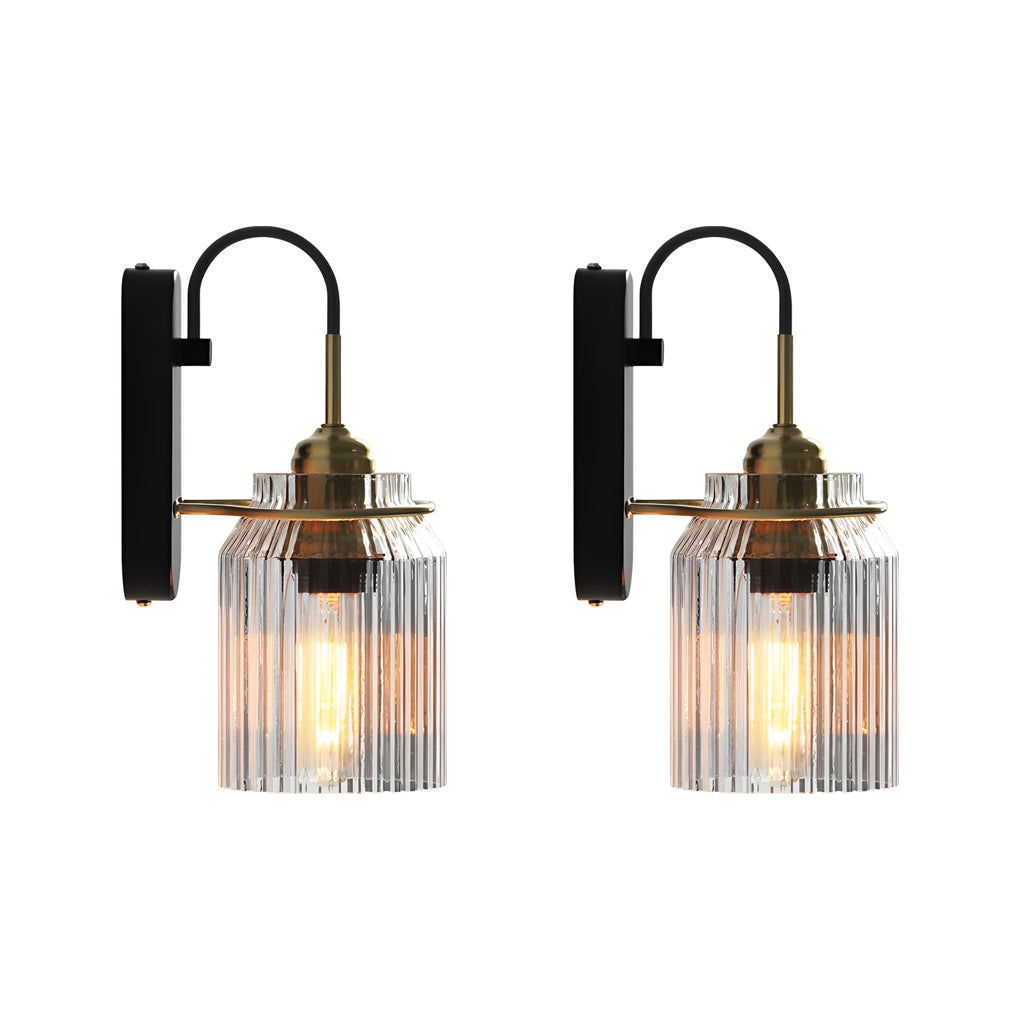 Round Glass Shade Wall Sconce Ha097918