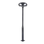 Outdoor Black Led Solar Lamp Post Street Light