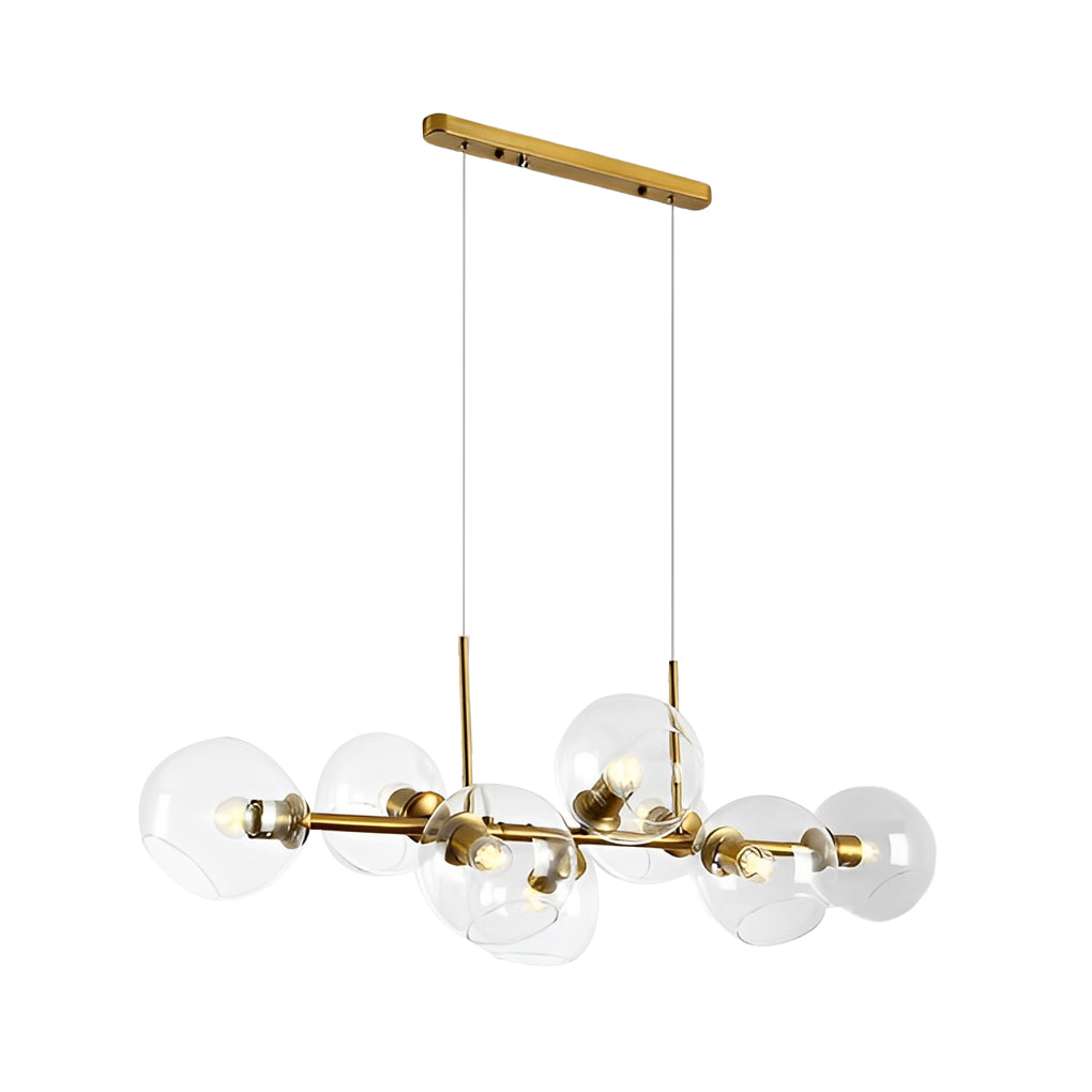 Glass Shade Led Postmodern Chandelier Ha089403