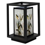 Artistic Solar LED Pathway Lights with Landscape Pattern