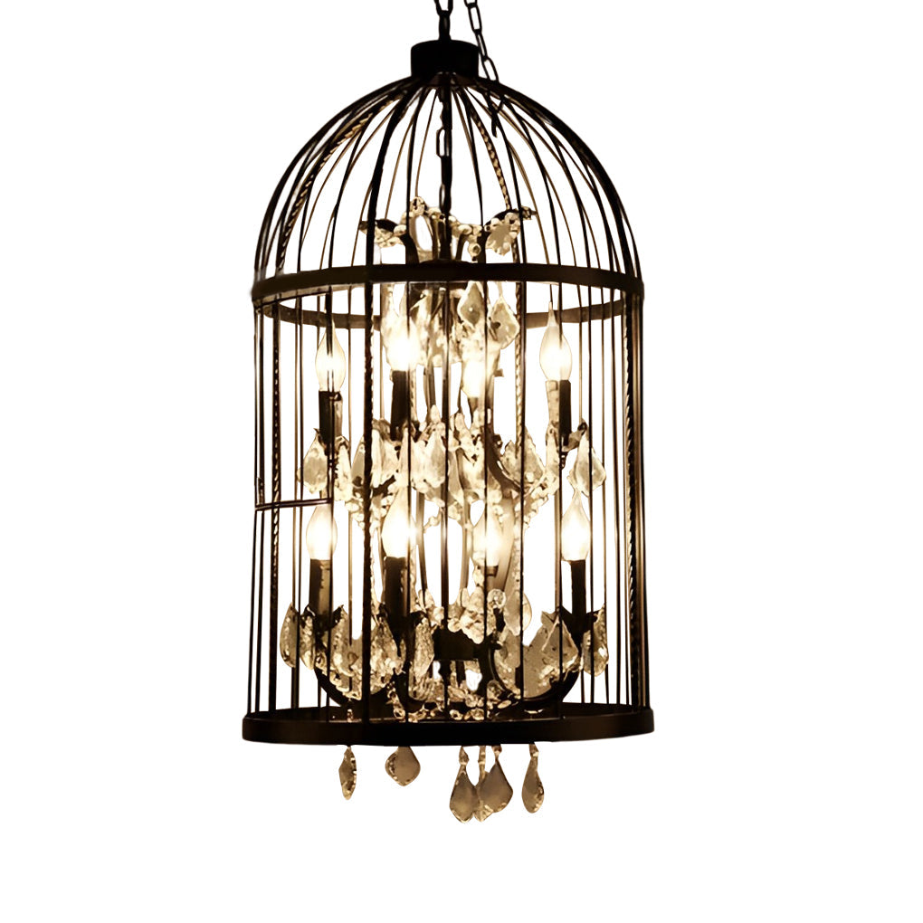 Birdcage Industrial Style Chandelier Ha092164