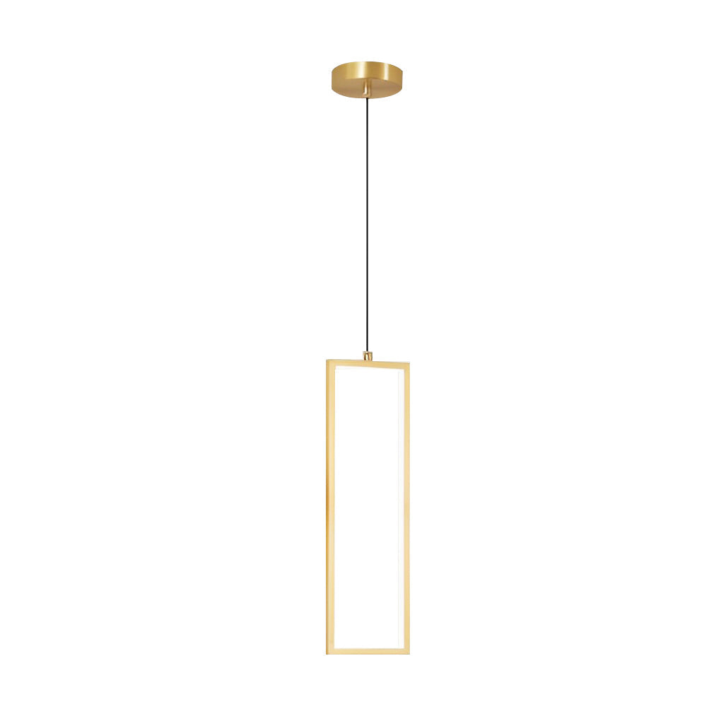 Mini Rectangular Pendant Light Ha082599