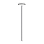 Modern Round Dual Motion Sensor Led Solar Garden Post Lights