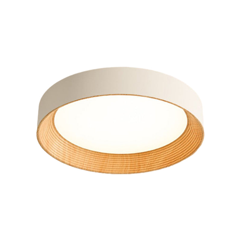 Round Modern Wood Ceiling Light Li002618