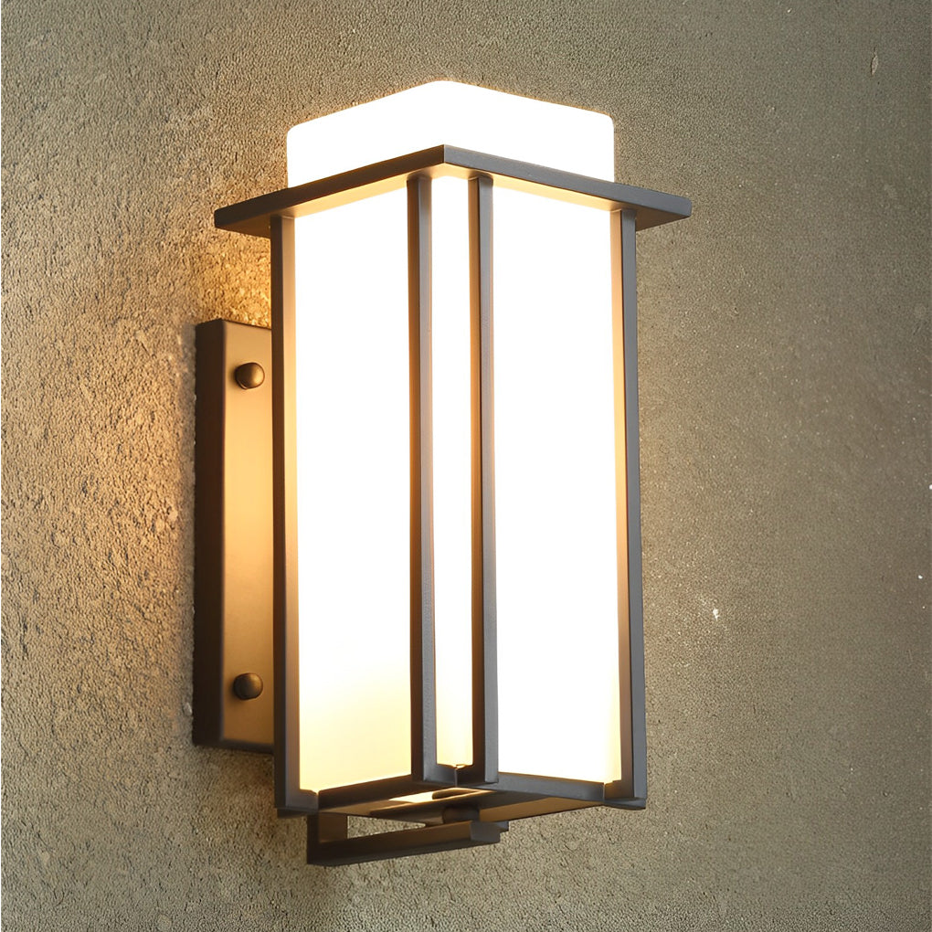 Square Retro Outdoor Wall Lamp Li002193