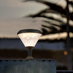 LumaGlow Solar Fence Post Light – Modern Gradient LED Outdoor Lantern
