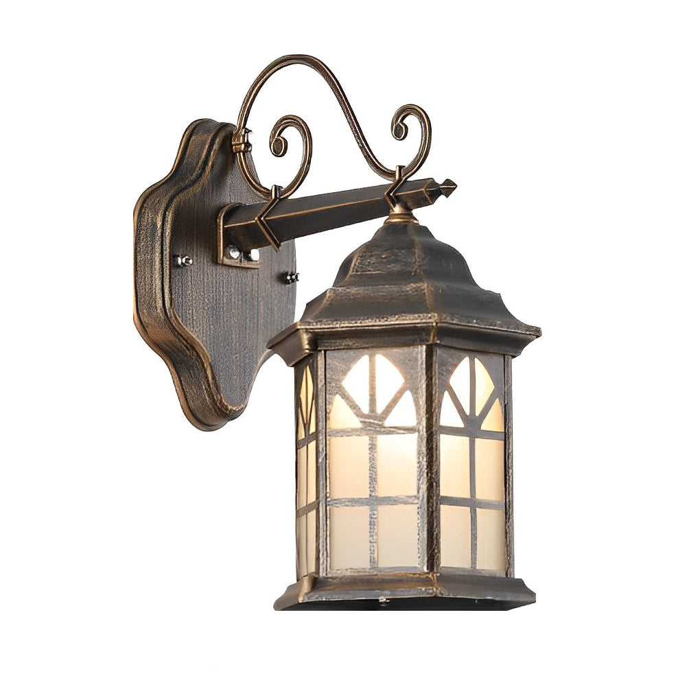 Retro Led Solar Wall Lamp Ha083674