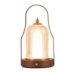 Touch Rechargeable Led Brass Portable Cordless Lantern Table Lamp