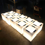 Square Waterproof Solar Flower Pot Light Ha085510
