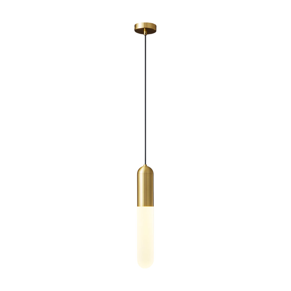 Long Copper Acrylic 3 Step Dimming Modern Pendant Lights Hanging Lamp Li002735