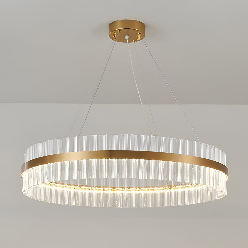 Round Crystal Pendant Light Li002000