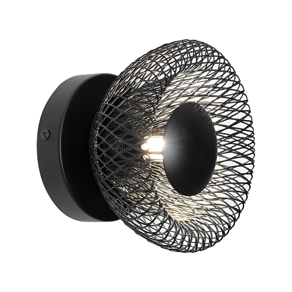 Circular Nest Grid Wall Sconce Ha078264