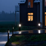 7W Led Black Modern Outdoor Pathway Light