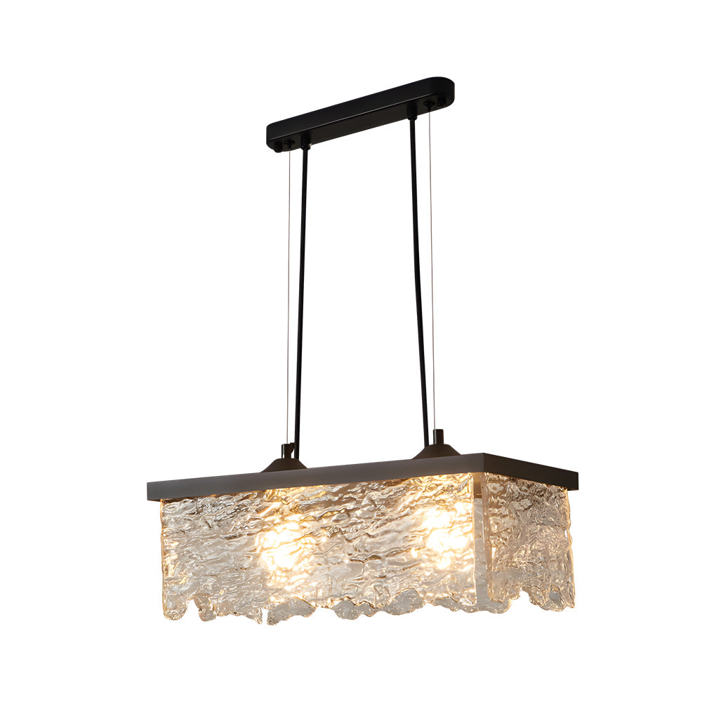 1 2 Light Glass 3 Step Dimming Chandelier Dining Room Light Fixtures