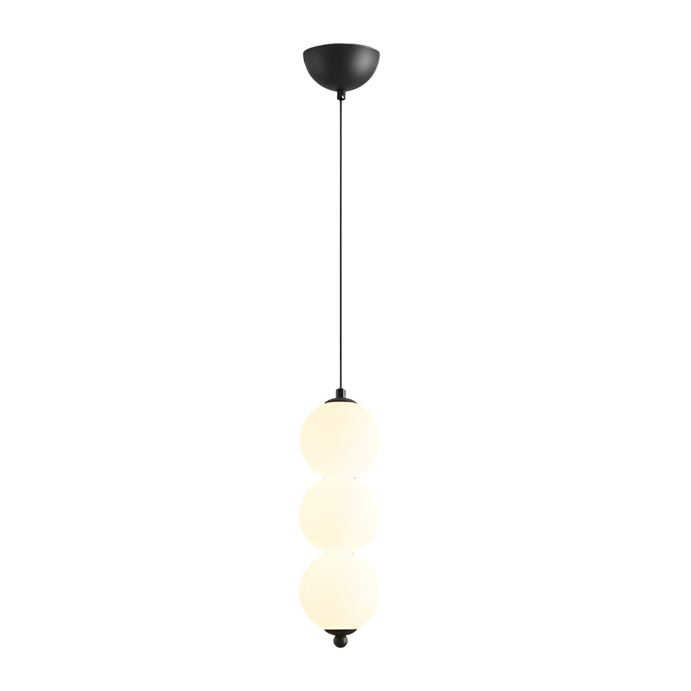 Modern Round String Vertical Balls Pendant Lamp Dimmable Led Chandelier
