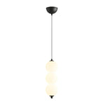 Modern Round String Vertical Balls Pendant Lamp Dimmable Led Chandelier