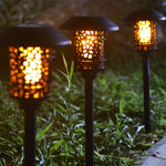 Waterproof Round Hollow Solar Lawn Light Li002451