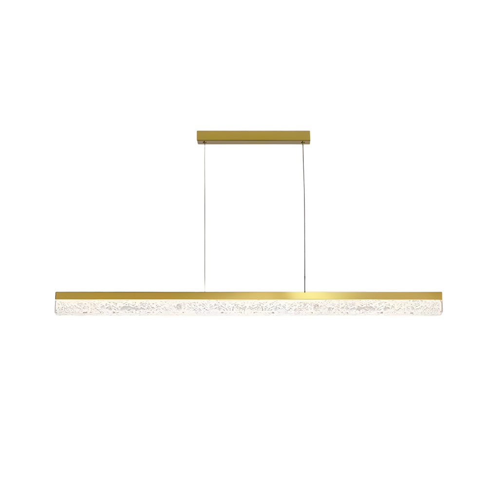 47 24 1 Light Linear Led Dimmable Kitchen Island Pendant Black Bronze