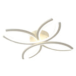 Led Flush Mount Flower Shaped Acrylic Ceiling Light White Gray Ceiling Lighting Fixture For Living Room