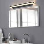 Matte Black Linear Led Bathroom Vanity Light Acrylic