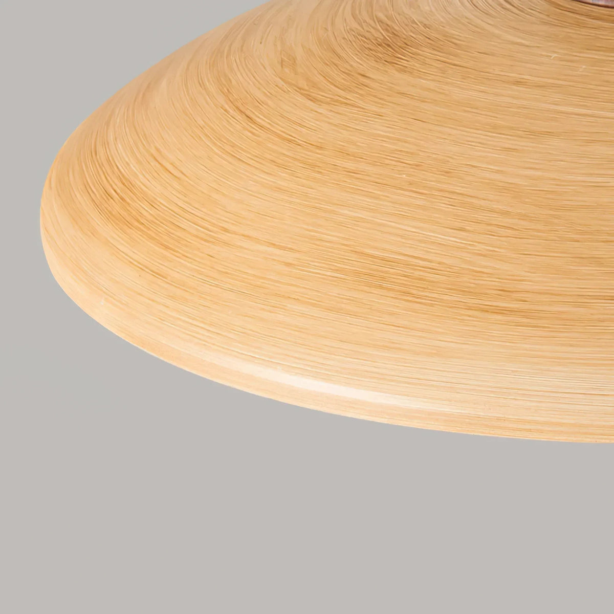 Rustic Mini Wood Ceiling Lamp