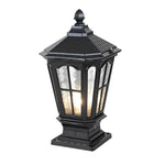Retro Pavilion Shape Solar Powered Fence Post Light Ha080207