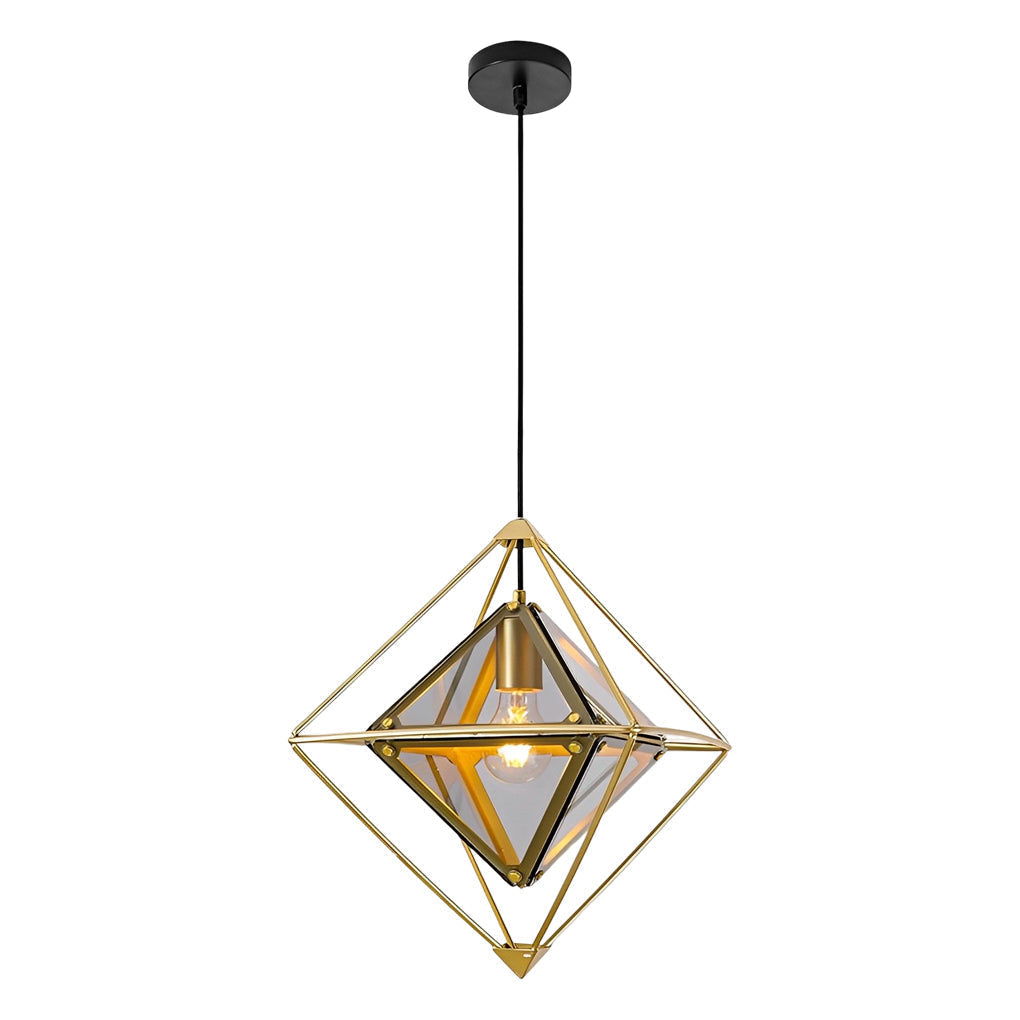 Geometric Glass Pendant Lights Li002220