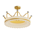 Creative Crowns Three Step Dimming Led Luxury Modern Ceiling Lights Fixture