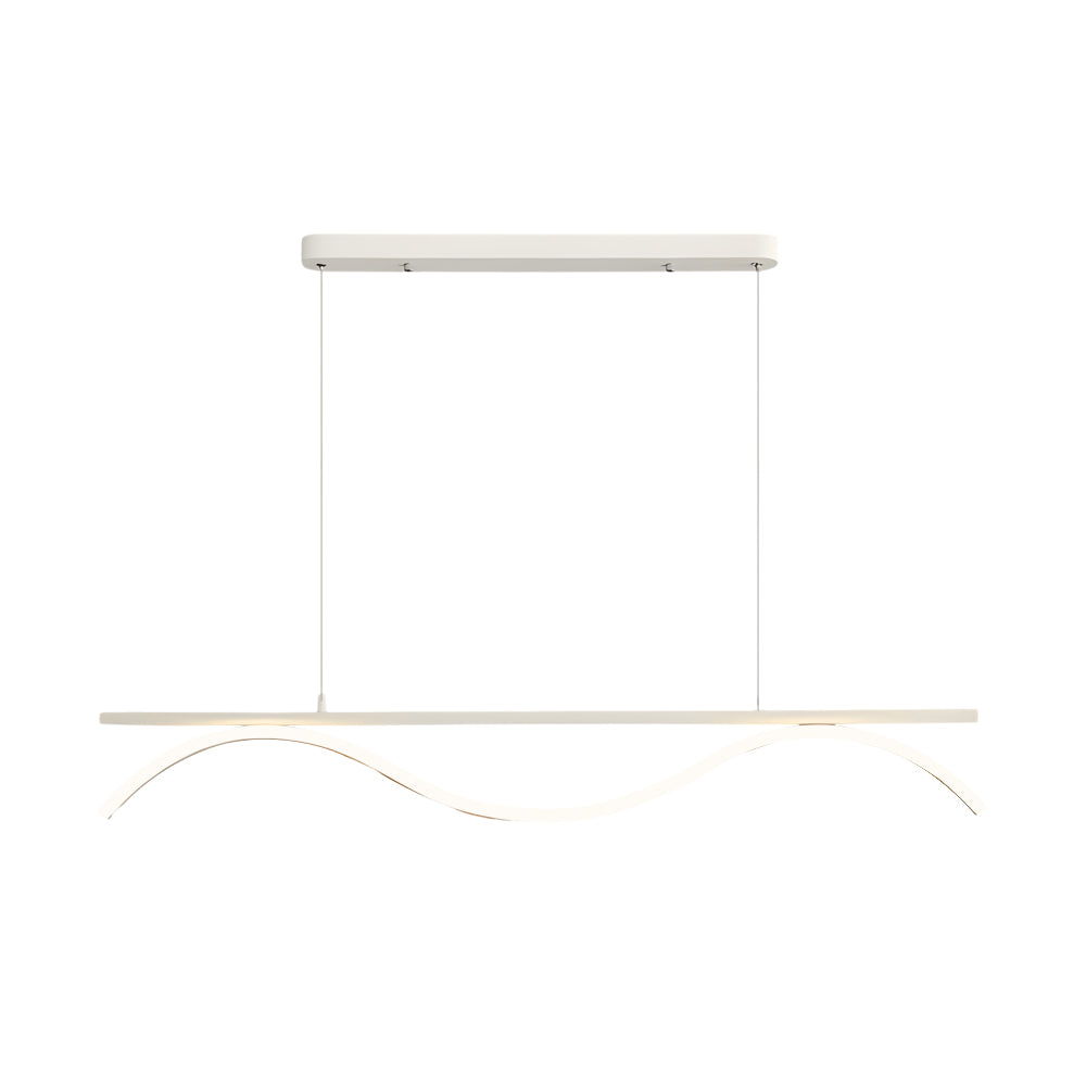 Linear Wave Design Led 1 Light Island Light 47 L
