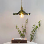 Vintage Hibiscus Pendant Light
