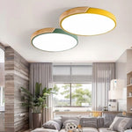 Ultra Thin Wood Ceiling Light