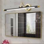 Gold Black Rotatable Linear Led Bathroom Vanity Light