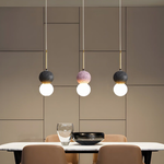 Nordic Modern Simple Terrazzo Chandelier