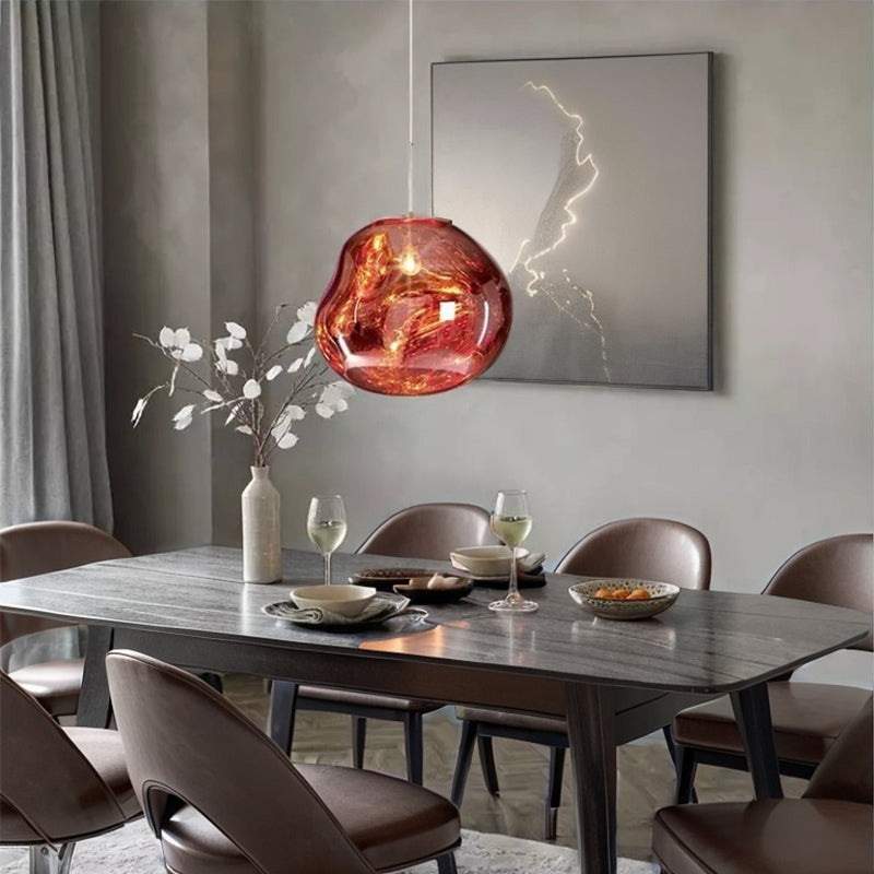 Glass Melt Pendant Light