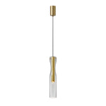 Long Glass Copper Luxury 3 Step Dimming Simple Modern Pendant Lights Fixture Li002773