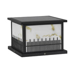 Square Solar Fence Post Lights Ha085236