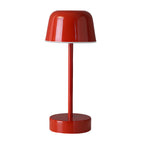 Tunable Metal Finish Table Lamp In Hat Style