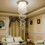 Double Spiral Led Staircase Chandelier Ha098799